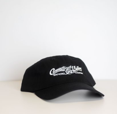 Black Connecticut Valley Brewing Company Long Logo Hat