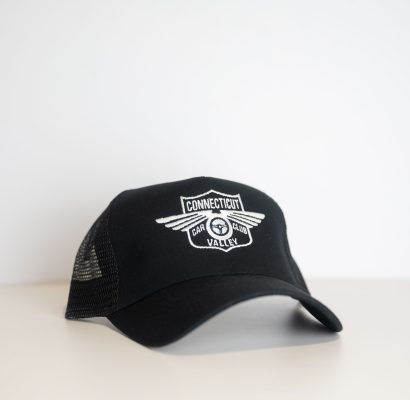 Black Connecticut Valley Brewing Company Hat with mesh back