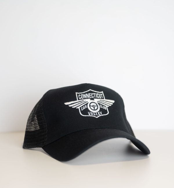 Black Connecticut Valley Brewing Company Hat with mesh back