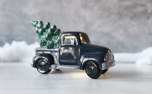 Truck with Tree Lantern Paint Class