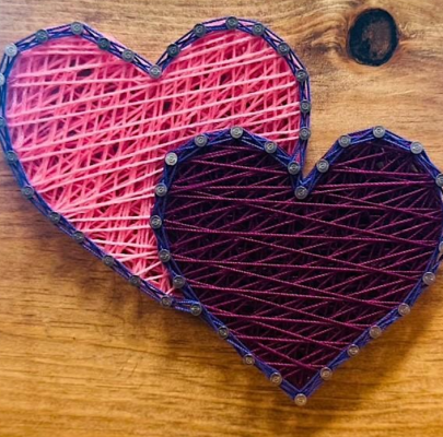 Valentine's & Galentine's String Art Class