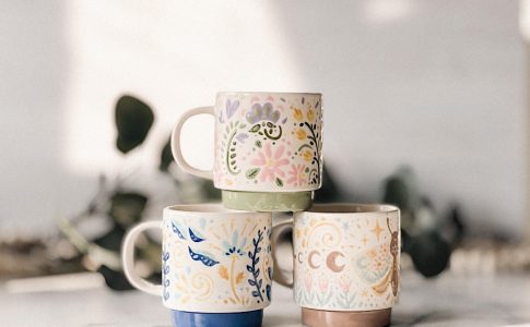 Folk Art Stacking Mug Class