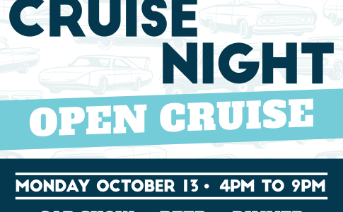 October 13th – Open Cruise