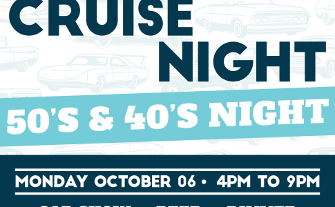 October 6th – 50’s & 40’s Night