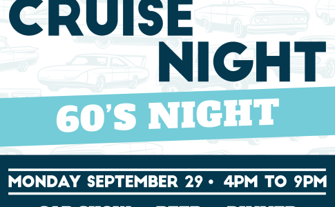 September 29th – 60’s Night